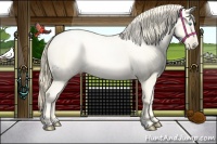 Horse Color:Classic Cream Champagne Pearl Sabino