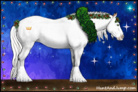 Horse Color:White Spotted Silver Amber Champagne Splash 