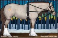 Horse Color:Classic Champagne Roan Dun Tobiano Rabicano