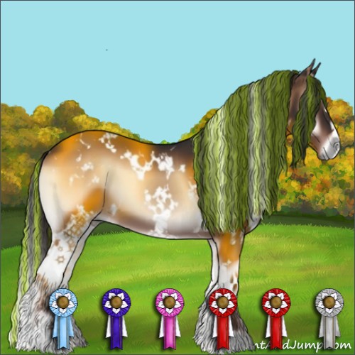 Horse Color:Painted White Spotted Liver Red Onyx 
