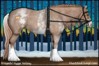 Horse Color:White Spotted Red Roan 