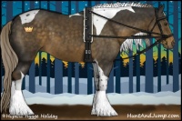 Horse Color:Chocolate Palomino Tobiano 