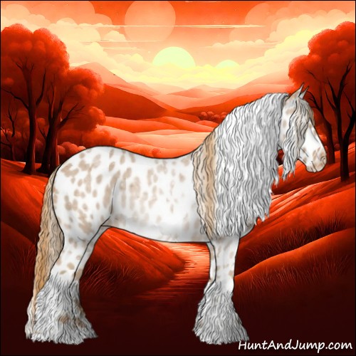 Horse Color:Red Roan Tobiano Appaloosa 