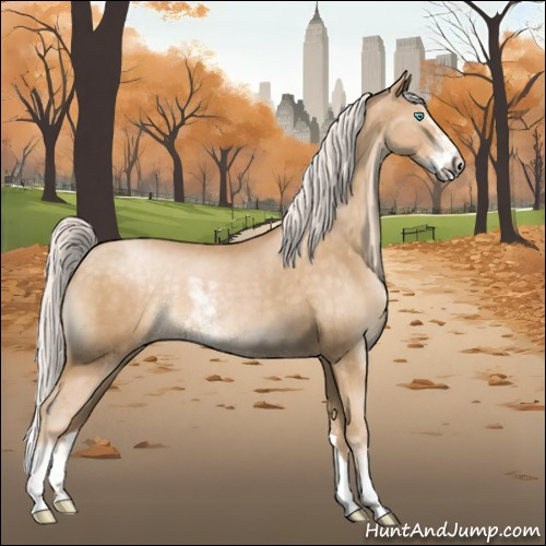 Horse Color:Silver Buckskin Pearl Sabino 