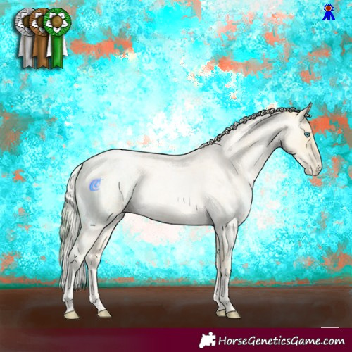 Horse Color:Buckskin Roan Pearl  and Silver Buckskin Roan Pearl 