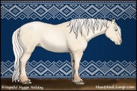 Horse Color:Silver Amber Cream Champagne Pearl