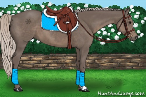 Horse Color:Silver Black 