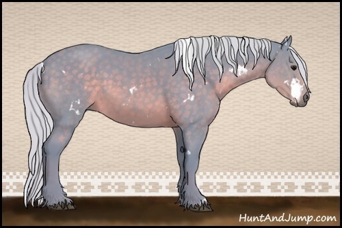 Horse Color:Watercolor White Spotted Silver Buckskin 