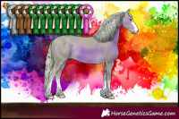 Horse Color:Watercolor Palomino 