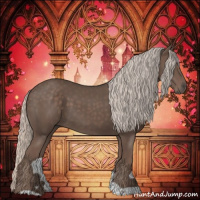 Horse Color:Silver Black 