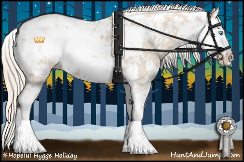Horse Color:Smoky Creme Sabino Varnish 