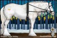Horse Color:Smoky Creme Sabino Varnish 