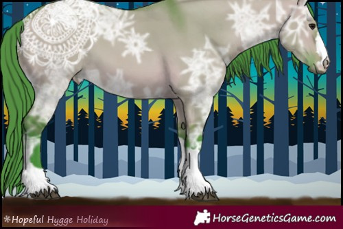 Horse Color:Watercolor Bay Ice Dun 