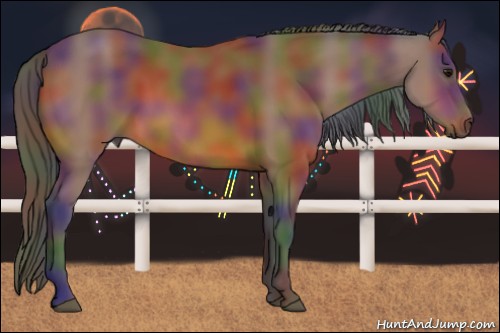 Horse Color:Nacre Bay 