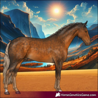 Horse Color:Chocolate Palomino
