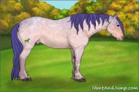 Horse Color:Watercolor Bay Ice Roan 