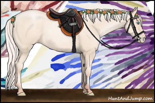 Horse Color:Silver Amber Cream Champagne Pearl 
