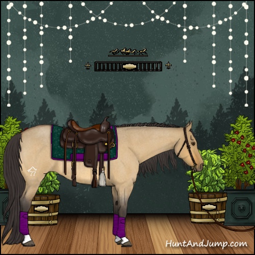 Horse Color:Buckskin Roan Dun Tobiano