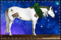 Horse Color:Chocolate Palomino Splash Tobiano Rabicano