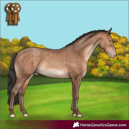 Horse Color:Sable Champagne 