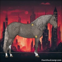Horse Color:Silver Black 