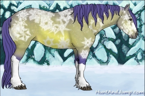 Horse Color:Watercolor Buckskin Ice 
