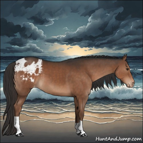 Horse Color:Liver Chestnut Appaloosa