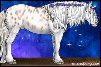 Horse Color:Chocolate Palomino Pearl Sabino Blanket 