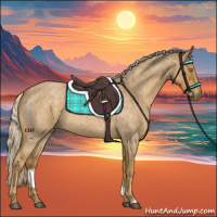 Horse Color:Palomino Roan 