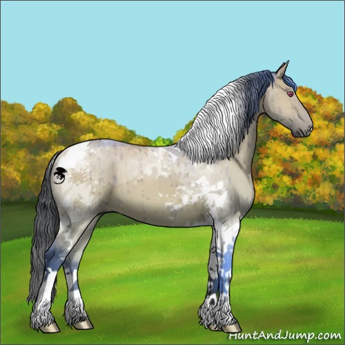 Horse Color:Bay Chinchilla Dun Tobiano Brindle 