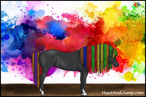 Horse Color:Painted Black 