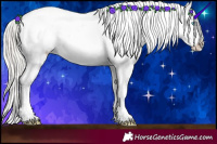 Horse Color:Chocolate Palomino Pearl Sabino Blanket Rabicano 