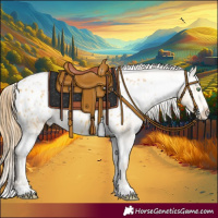 Horse Color:Amber Cream Champagne Appaloosa 