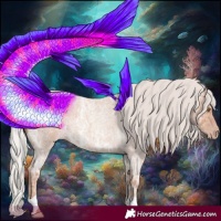 Horse Color:Silver Classic Champagne Ice Roan 