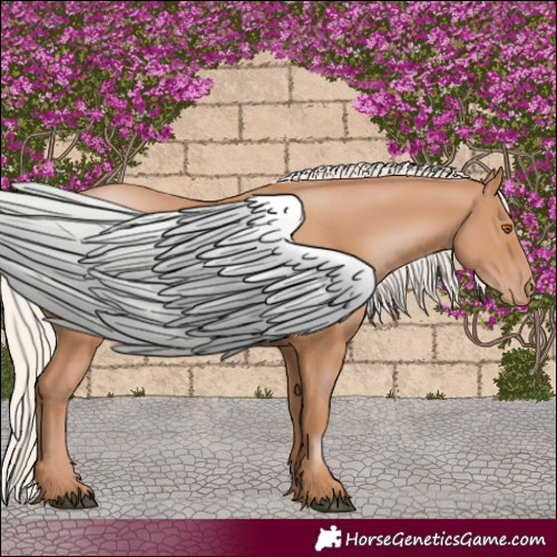 Horse Color:White Spotted Silver Black Pearl 