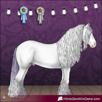 Horse Color:Watercolor Liver Red Onyx Sabino Appaloosa 