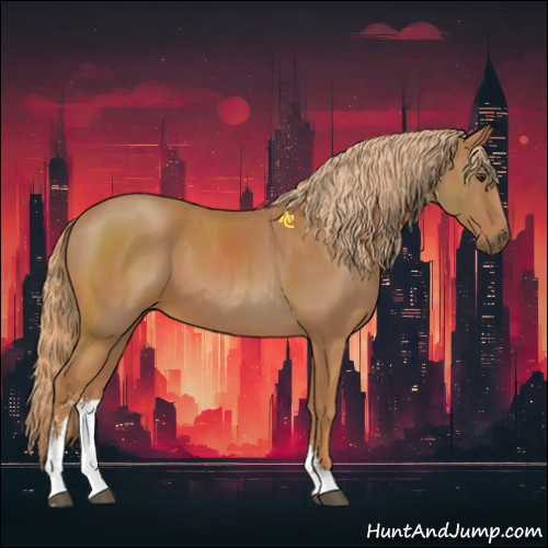 Horse Color:Chestnut Sabino 