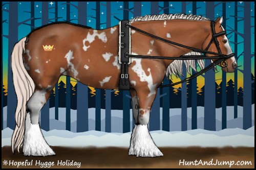 Horse Color:White Spotted Silver Bay 