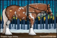 Horse Color:White Spotted Silver Bay 