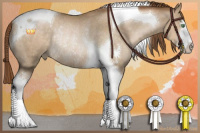 Horse Color:Smoky Black Pearl Sabino Tobiano Rabicano 