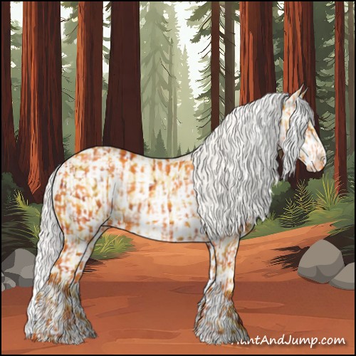 Horse Color:Cremello Sabino and Cremello Sabino Rabicano