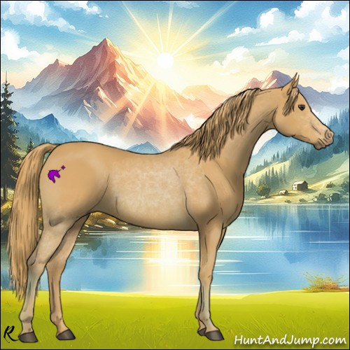 Horse Color:Watercolor Chestnut 