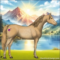 Horse Color:Watercolor Chestnut 