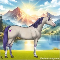 Horse Color:Watercolor Buckskin Dun 