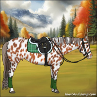 Horse Color:Bay Appaloosa 