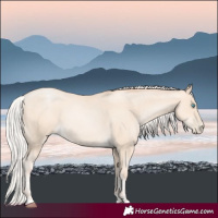 Horse Color:Silver Sable Cream Champagne Pearl 