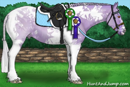 Horse Color:Watercolor Silver Grullo Tobiano