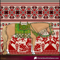 Horse Color:Chestnut Tobiano Rabicano