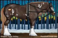 Horse Color:White Spotted Liver Chestnut Rabicano 