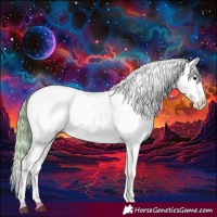 Horse Color:Watercolor Liver Red Dun Tobiano Appaloosa 
